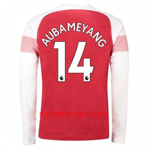 Arsenal Fodboldtrøjer Aubameyang 14 Hjemmebanesæt 2018/19 Langærmet Arsenal Fodboldtrøjer Aubameyang 14 Hjemmebanesæt 2018/19 Langærmet